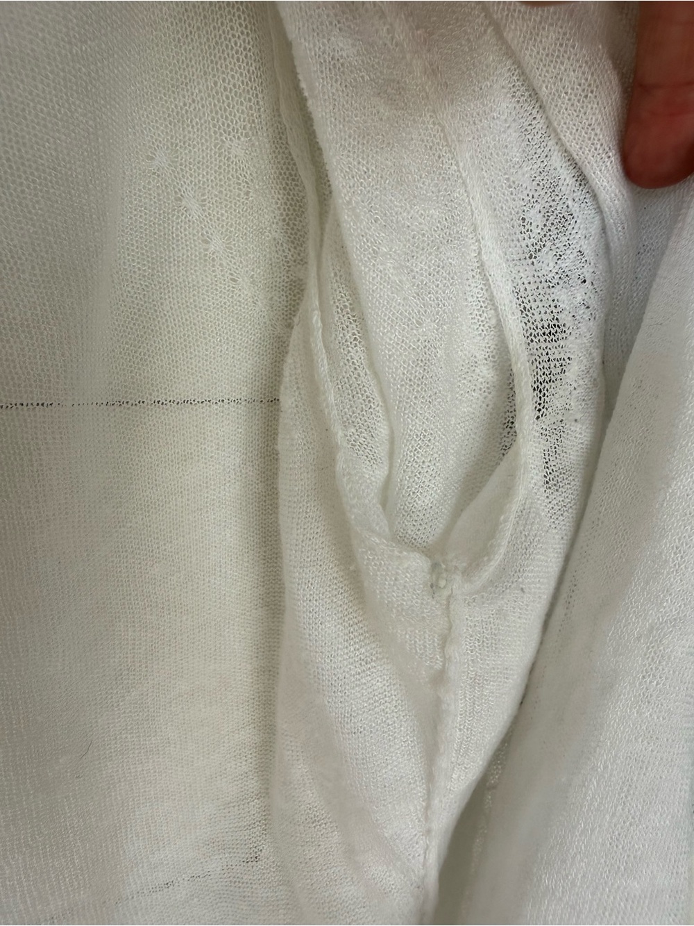 Nic & Zoe Sweater 4 way Paper White Convertible Cardigan Large - Picture 12 of 16